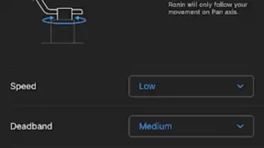 Screenshot von DJI Ronin 3