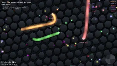 Screenshot von slither.io 6