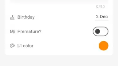 Screenshot von Baby Daybook 13