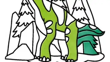 Screenshot von Dino Coloring Game 7