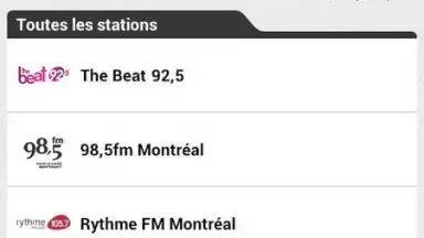 Screenshot von Cogeco Radio 3