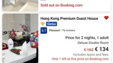 Screenshot von Booking.com 8