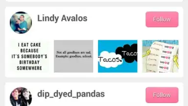 Screenshot von We Heart It 4