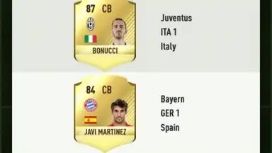 Screenshot von FUT 17 DRAFT 2