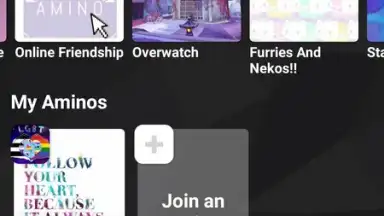 Screenshot von Amino 1