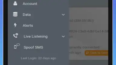 Screenshot von FlexiSpy Pro 4