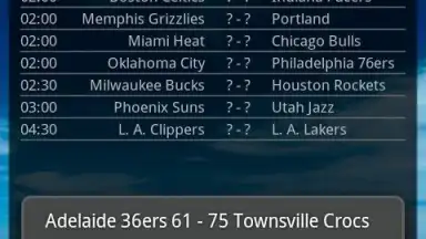Screenshot von Basketball Livescore Widget 15