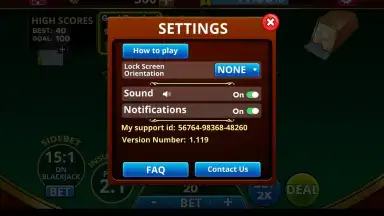 Screenshot von BLACKJACK! 5