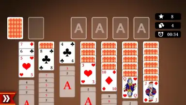 Screenshot von Пасьянс «Косынка» 9