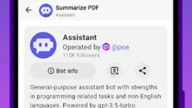 Screenshot von Poe - Fast AI Chat 6