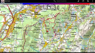 Screenshot von MyTrails 6