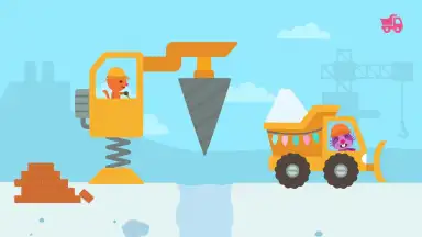 Screenshot von Sago Mini Holiday Trucks and Diggers 2