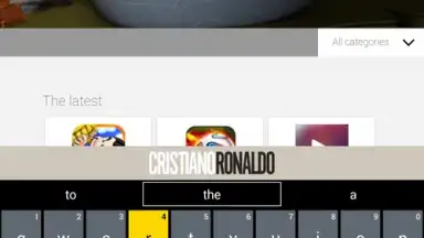 Screenshot von Cristiano Ronaldo Official Keyboard 1