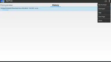 Screenshot von StarPrint 24