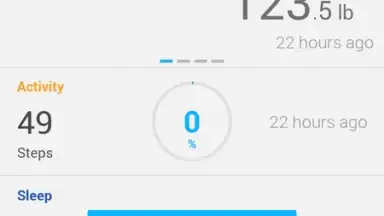 Screenshot von Withings Health Mate 5
