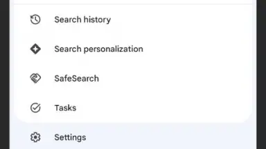 Screenshot von Google App 13