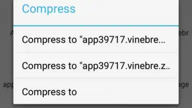 Screenshot von AndroRar Zip and Rar 4