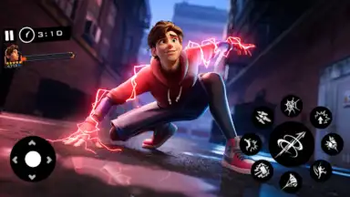 Screenshot von Spider Boy : Rope Hero Games 2