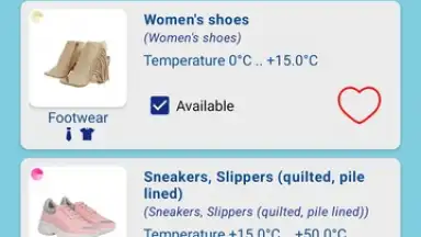 Screenshot von Weather and Wardrobe Assistant 8