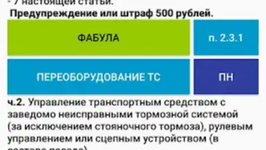 Screenshot von Памятка сотруднику ДПС ГИБДД 7