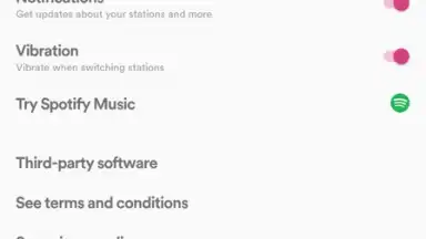 Screenshot von Spotify Stations 4
