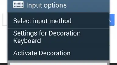 Screenshot von Decoration Keyboard 2