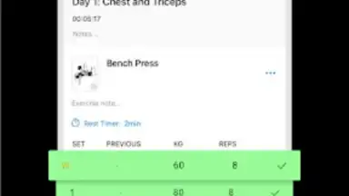 Screenshot von LYFTA: Gym Workout Tracker Log 3