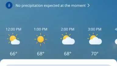 Screenshot von weather24 12