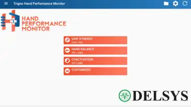 Screenshot von Trigno Hand Performance Monitor 4