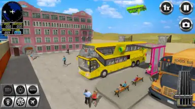 Screenshot von Flying Bus 2