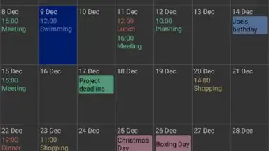 Screenshot von Touch Calendar Free 6