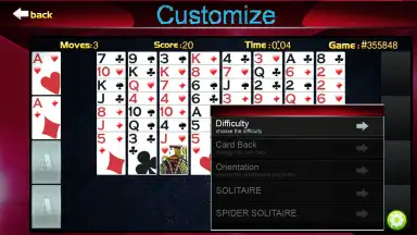 Screenshot von Spider Solitaire FreeCell 2