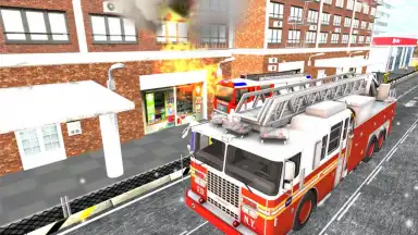 Screenshot von Crazy FireTruck 1