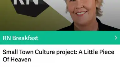 Screenshot von ABC Radio 3
