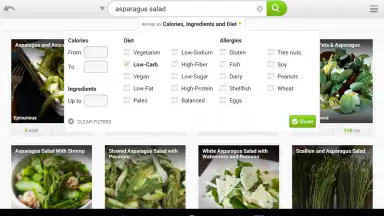Screenshot von Recipes & Nutrition 2