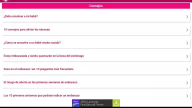 Screenshot von Semanas Embarazo 11