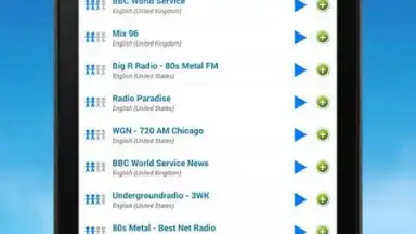 Screenshot von radio.FM 2
