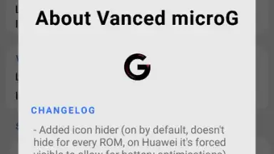 Screenshot von Vanced microG 5