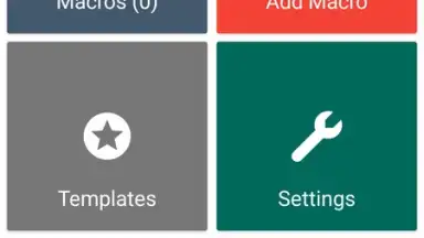 Screenshot von MacroDroid 4