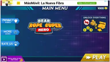 Screenshot von Bear Rope Hero Vice Town 1