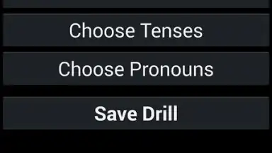 Screenshot von Spanish Verb Trainer 1