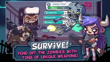 Screenshot von Zombies Ate My Friends 2
