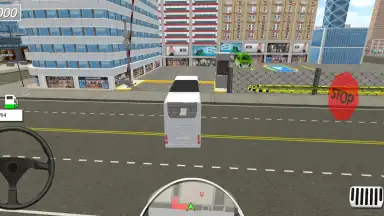 Screenshot von City Coach Bus Simulator 3D: New Bus Games Free 5