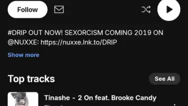 Screenshot von SoundCloud 1