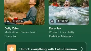 Screenshot von Calm - Sleep, Meditate, Relax 3