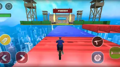 Screenshot von Police Bike Stunts Games 12
