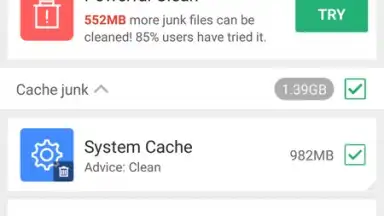 Screenshot von Clean Master 3
