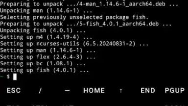 Screenshot von Termux 3