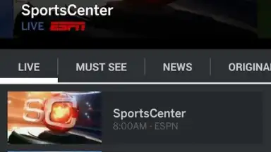 Screenshot von WatchESPN 5