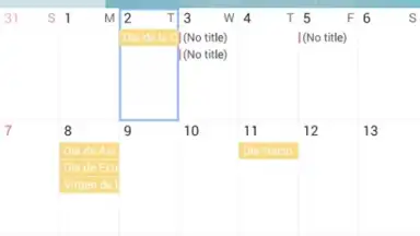 Screenshot von SolCalendar 4